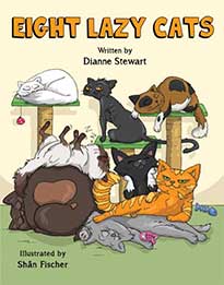Eight Lazy Cats Book Cover